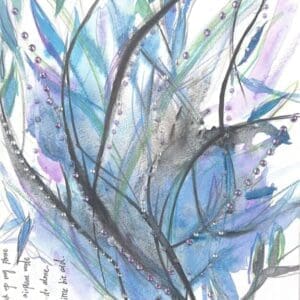 Blue string